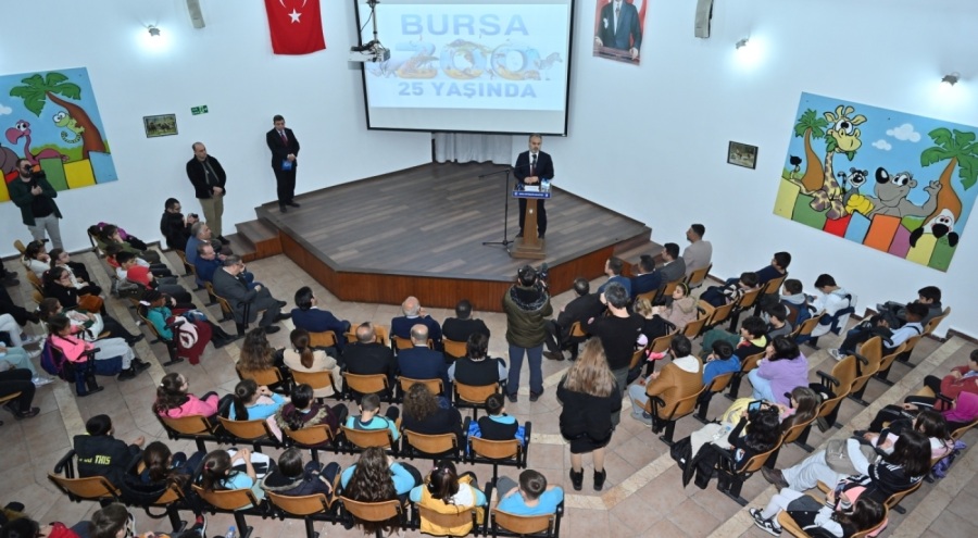 Bursa Hayvanat Bahçesi'nin 25. yaşı kutlandı