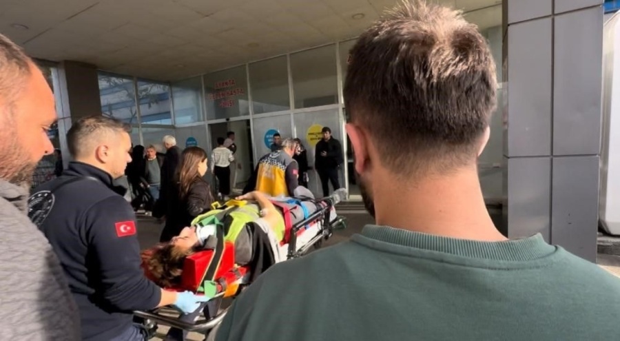 Samsun'da hastane inşaatında çalışan işçi, 5 metre yükseklikten düştü