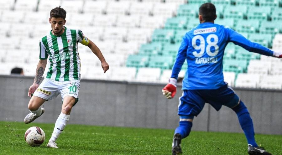Bursaspor 1 puanla yetindi