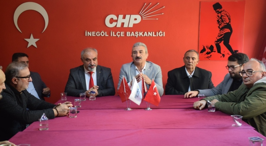 CHP Bursa İl Başkanı Yeşiltaş'tan İnegöl çıkarması