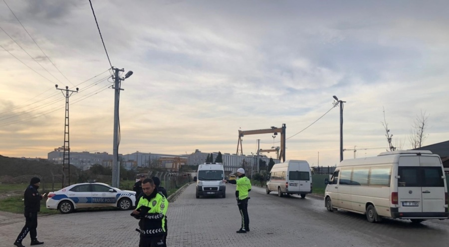 Yalova'da kış lastiği denetimi yapıldı