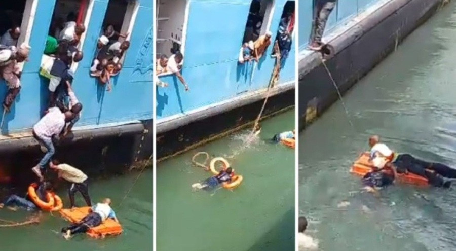 Dehşete düşüren görüntüler! 8 aylık bebeğini denize attı