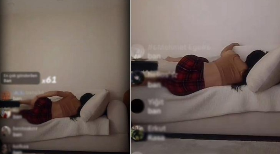 TikTok'ta şoke eden görüntüler! Canlı yayın açıp yellenerek hediye topladı