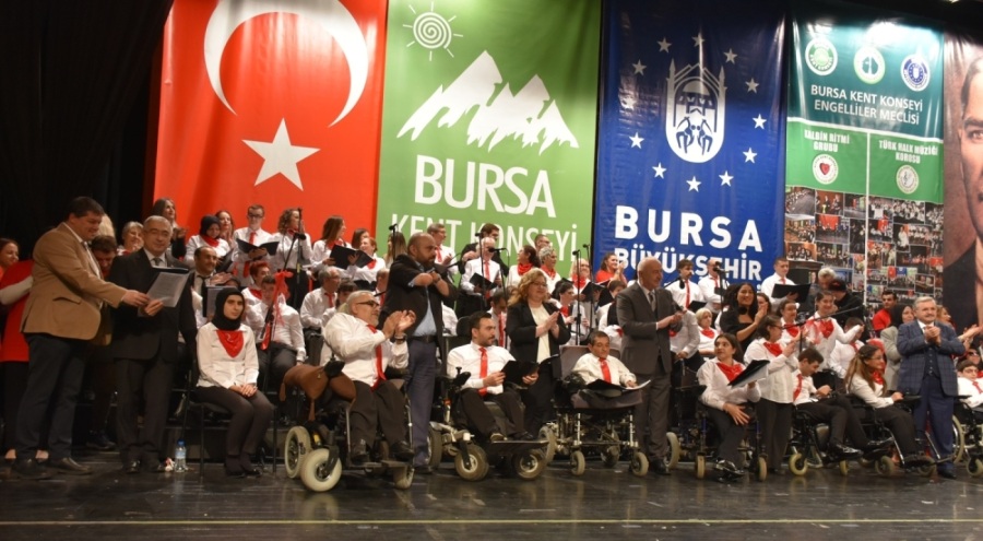 Bursa Engelliler Meclisi'nden unutulmaz konser