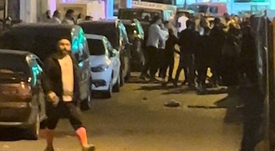 İstanbul'da düğünde yumruklar konuştu