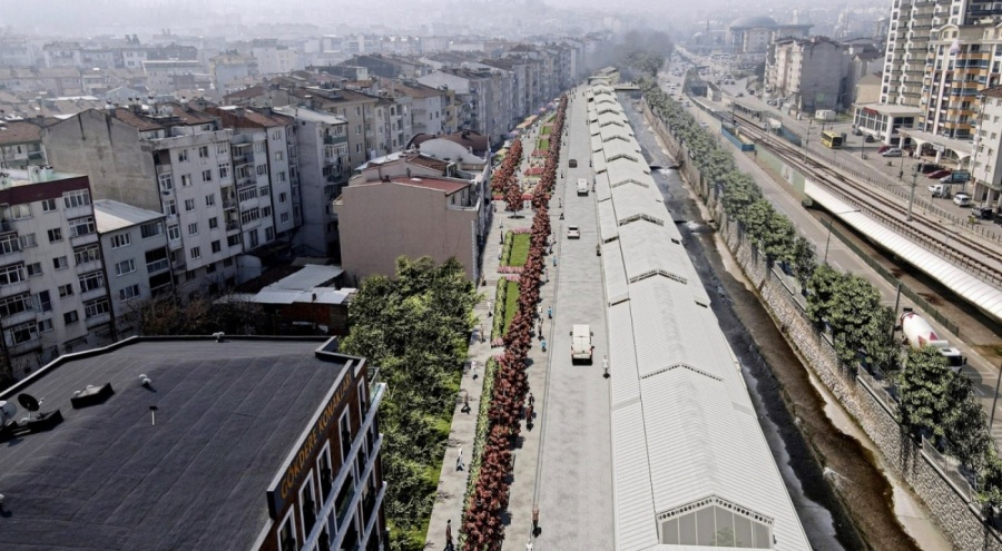 Bursa Yıldırım'da Gökdere Çarşısı gün sayıyor