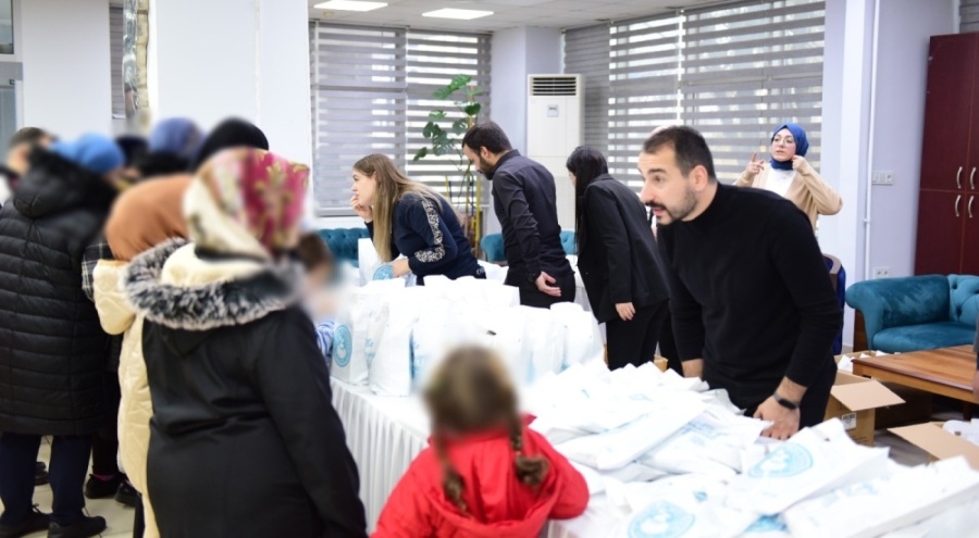 Bursa Kestel Belediyesi'nden 'Eller de, yürekler de üşümesin' projesi