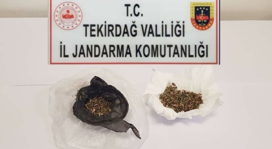 Tekirdağ'da 4 şüpheli uyuşturucudan yakalandı