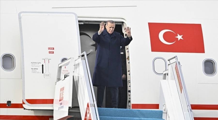 Cumhurbaşkanı Erdoğan, Yunanistan'a gitti