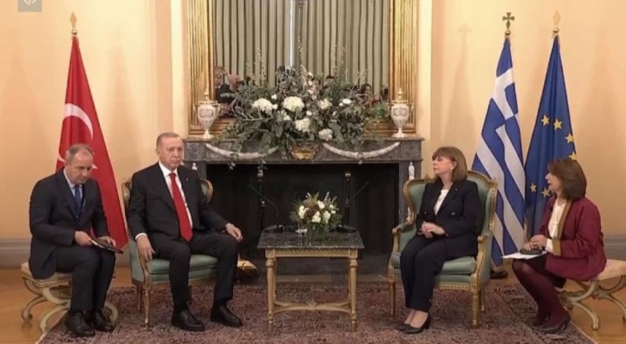 Cumhurbaşkanı Recep Tayyip Erdoğan, Sakelaropulu ile görüştü