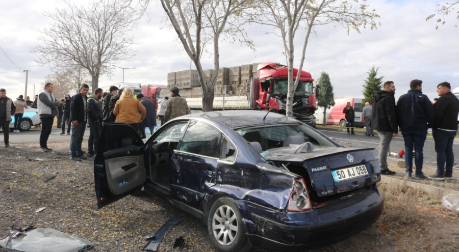 Nevşehir'de zincirleme kaza!