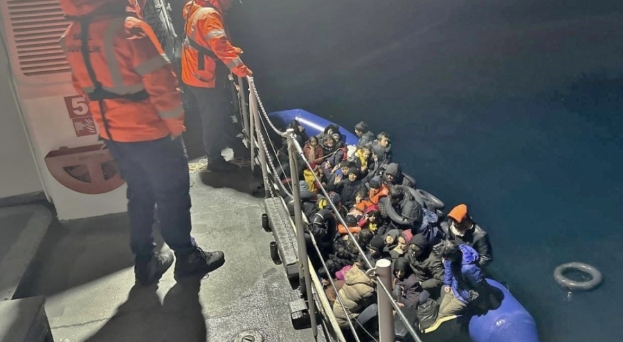 67 kaçak göçmen yakalandı