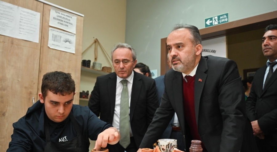 Bursa Büyükşehir'den  anlamlı ziyaret