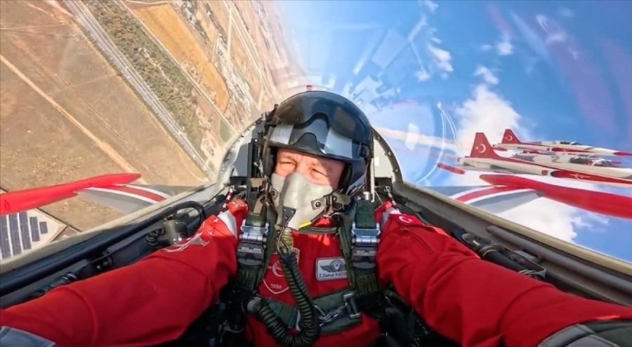 Orgeneral Kadıoğlu, Konya semalarında uçtu