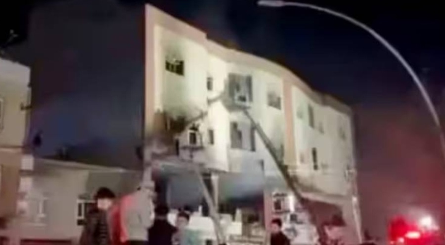 Erbil'de üniversite yurdunda yangın: 14 ölü