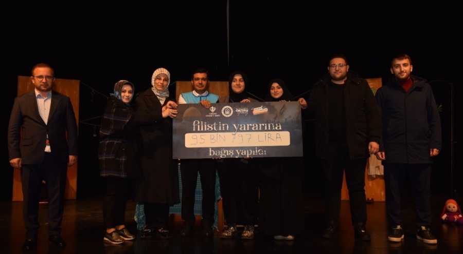Bursa Yıldırım'da Filistin için 100 bin lira toplandı