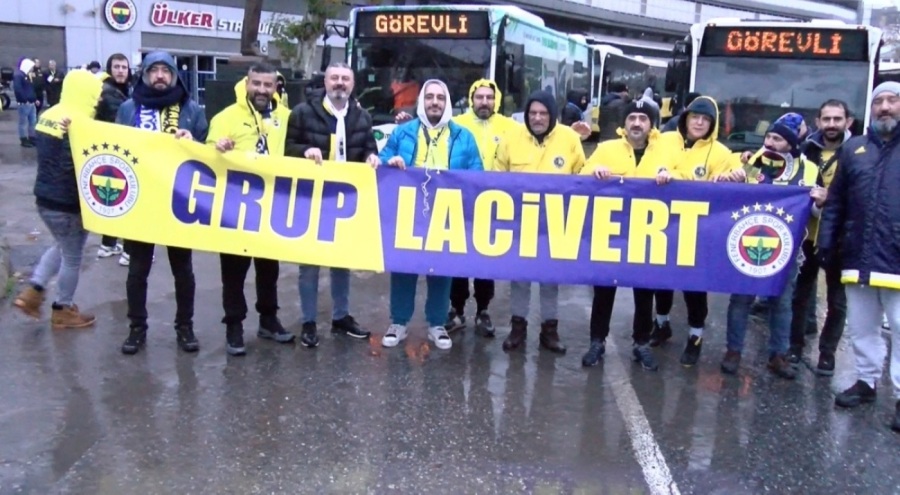 Fenerbahçe taraftarı 25 otobüsle yola çıktı