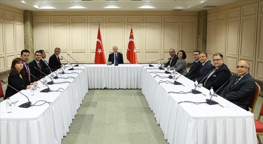 Cumhurbaşkanı Erdoğan, TOTBİD üyelerini kabul etti