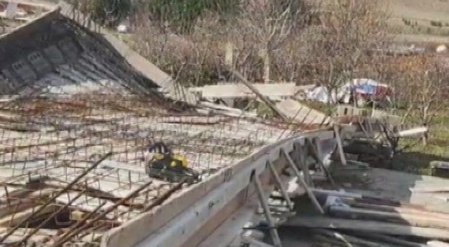 İnşaat halindeki binada göçük! 3 yaralı