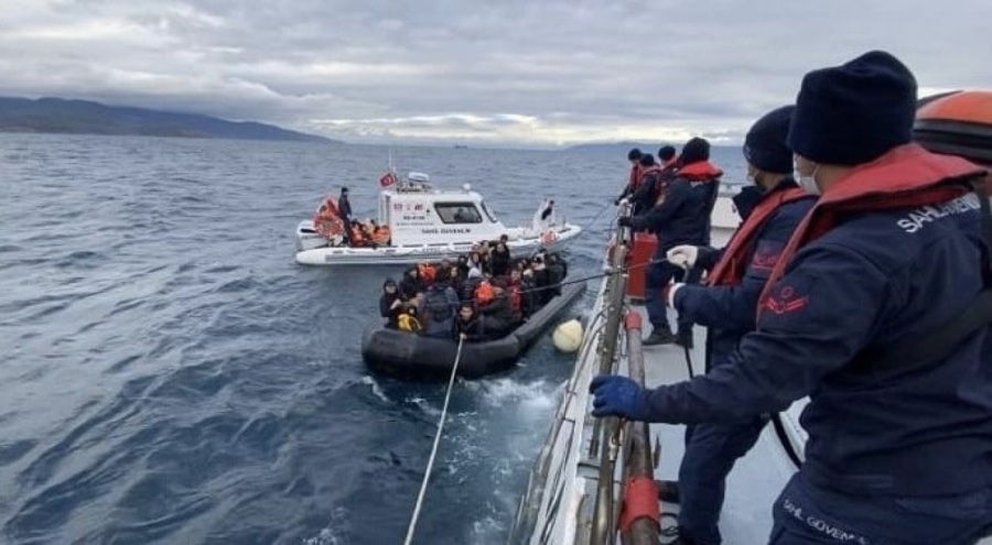 66 kaçak göçmen yakalandı