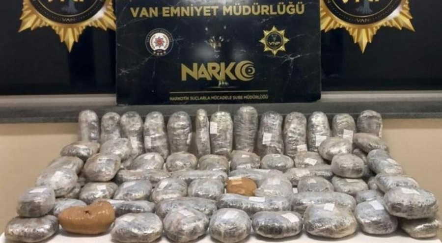 Van'da 161 kilo uyuşturucu ele geçirildi