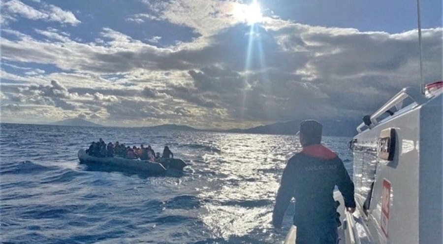 136 düzensiz göçmen kurtarıldı