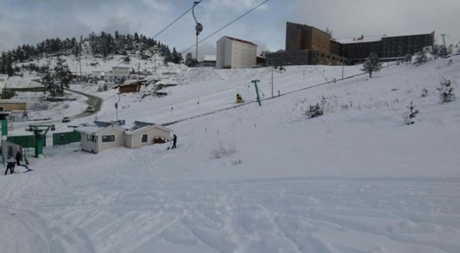 Kartalkaya'da kayak sezonu başlıyor