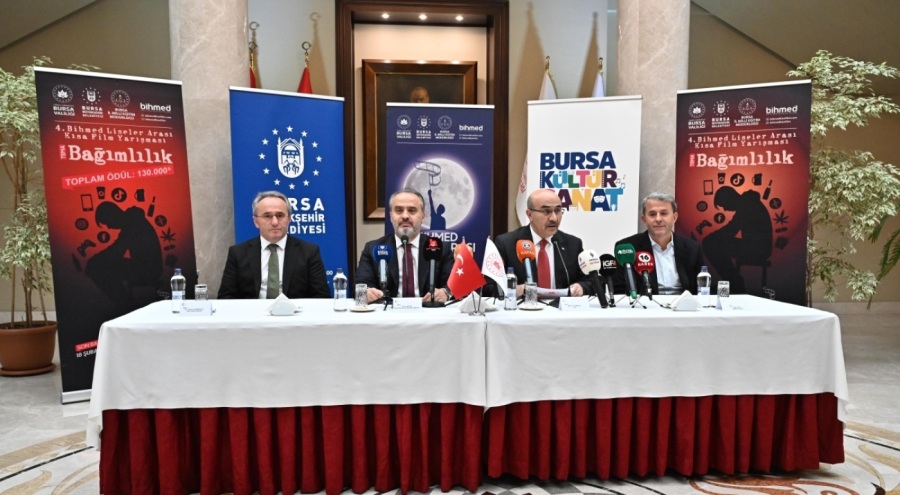 Bursa'da, 4. Bursa Liselerarası Kısa Film Yarışması'nda "Bağımlılık" temasını işlenecek
