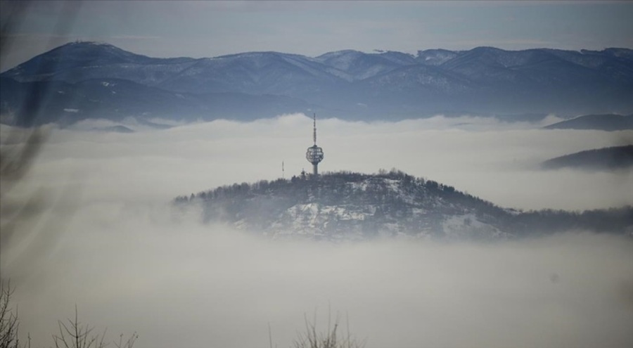 Saraybosna'da hava kirliliği 154 olarak ölçüldü