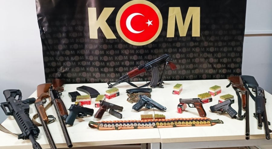 7 ilde silah kaçakçılarına operasyon! 22 gözaltı