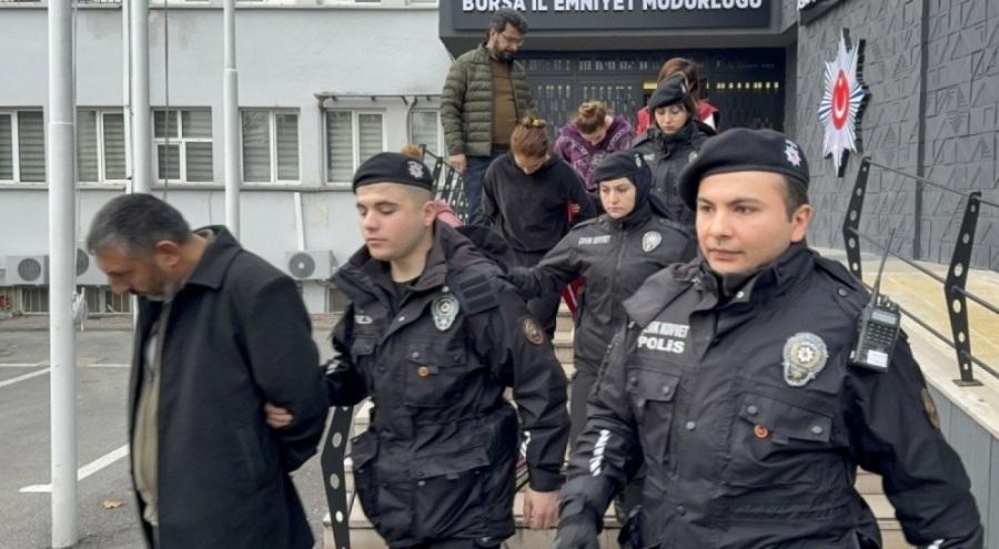 Bursa merkezli hırsızlık operasyonunda aynı aileden 10 kişiye tutuklama!