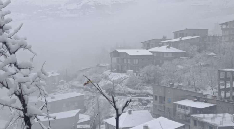 Hakkari yoğun kar yağışının etkisinde!
