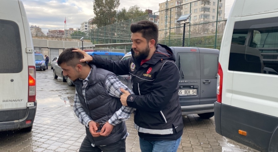 Uyuşturucuyla yakalanan şüpheli tutuklandı