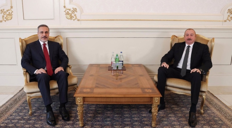 Bakan Fidan, Aliyev tarafından kabul edildi