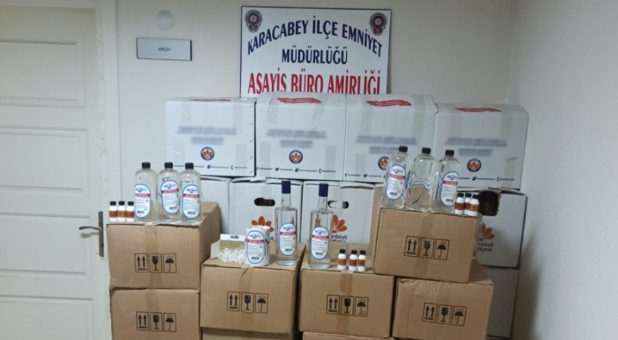 Bursa'da sahte içki operasyonu!