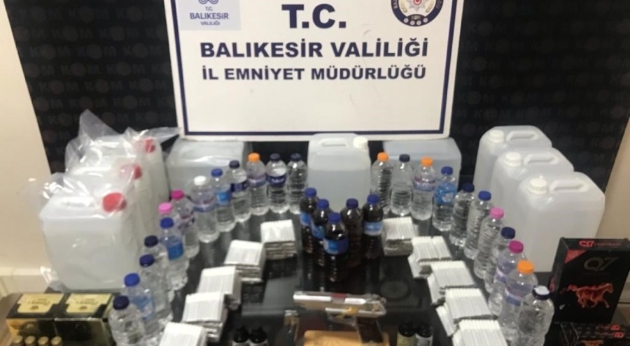 Polisten sahte içki operasyonu