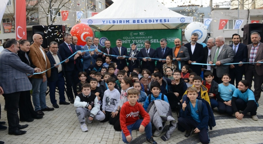Bursa Yıldırım'da Şehit Yusuf Sel Parkı hizmete açıldı