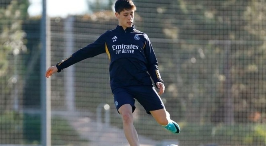 Real Madrid'de Arda Güler bireysel idman yaptı