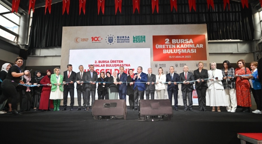 Türkiye'nin üreten kadınları Bursa'da  bir araya geldi