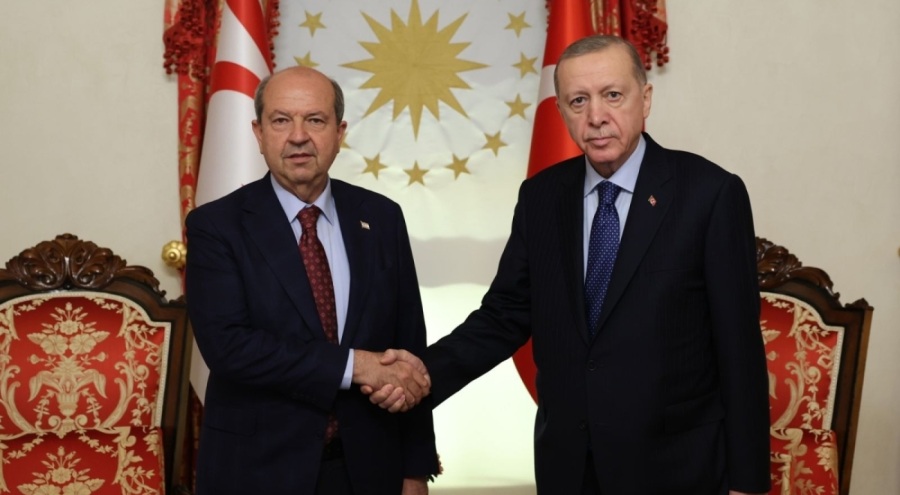 Erdoğan, KKTC'li mevkidaşı Tatar ile bir araya geldi