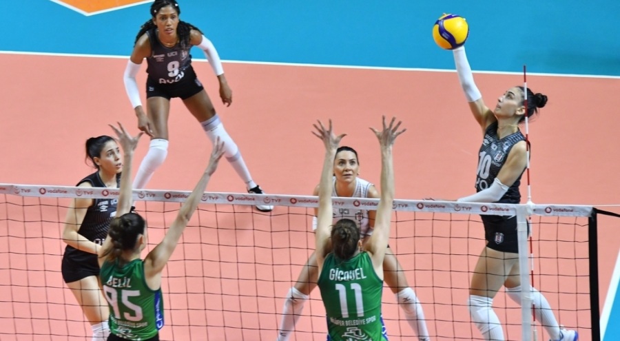Nilüfer'in sultanları Beşiktaş'ı yendi