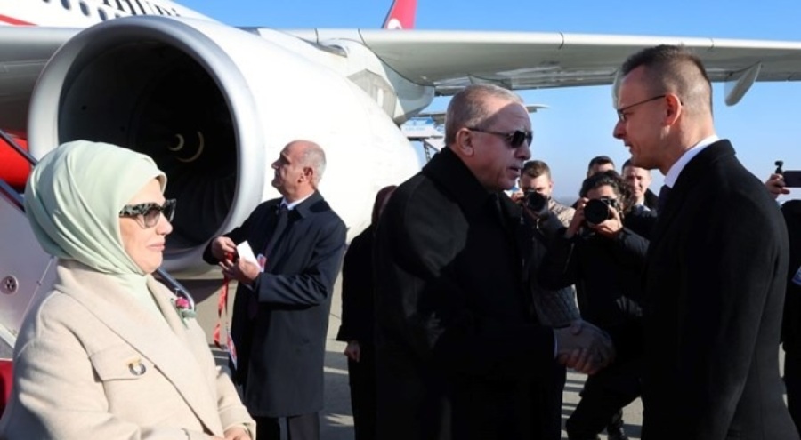 Cumhurbaşkanı Erdoğan Macaristan'a gitti