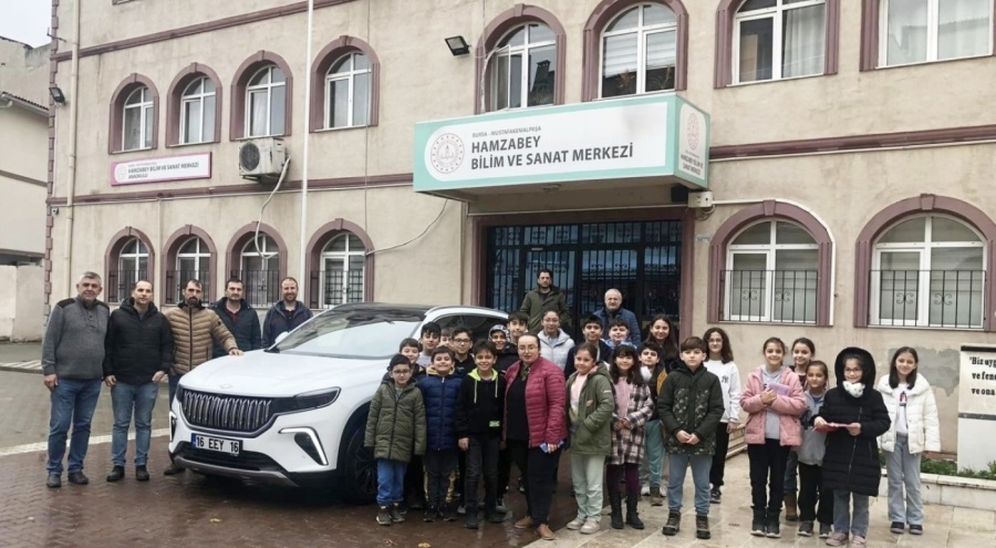Bursa'da Yerli Malı Haftası'na Togg'lu kutlama