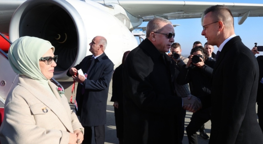 Erdoğan, Macaristan'dan ayrıldı