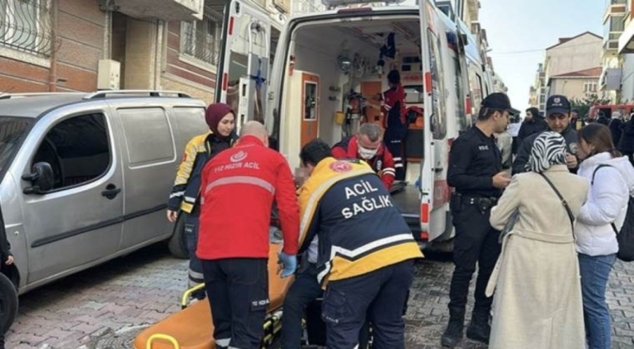 Kurutma makinesinden yangın çıktı!