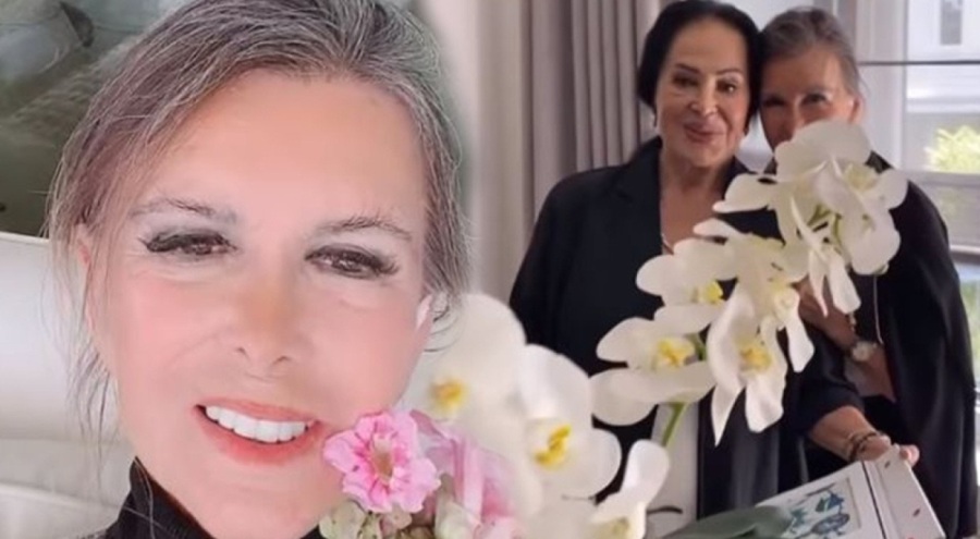 Türkan Şoray, Filiz Akın'ı evinde ziyaret etti