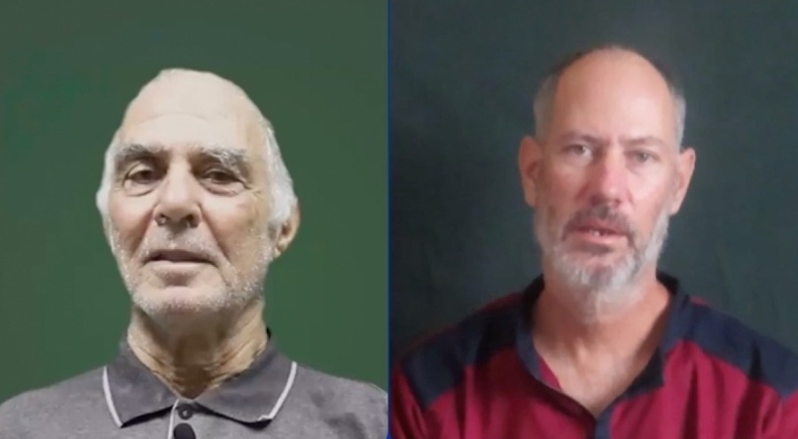 İslami Cihad Hareketi, Gazze'de tutulan 2 İsrailli esirin görüntüsünü yayımladı