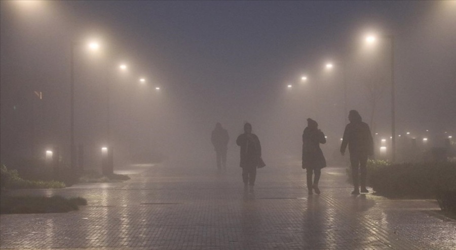 Edirne'de yoğun sis