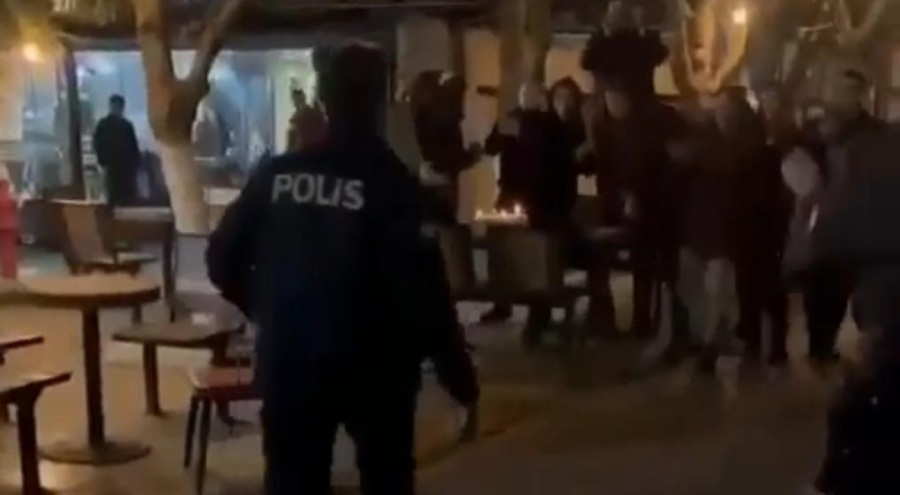 Bursa'da polise pastalı sürpriz