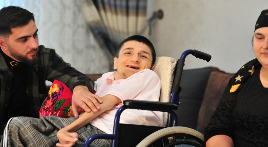 Bedensel engelli Ahıska Türkü Süleyman'ın hayali gerçek oldu